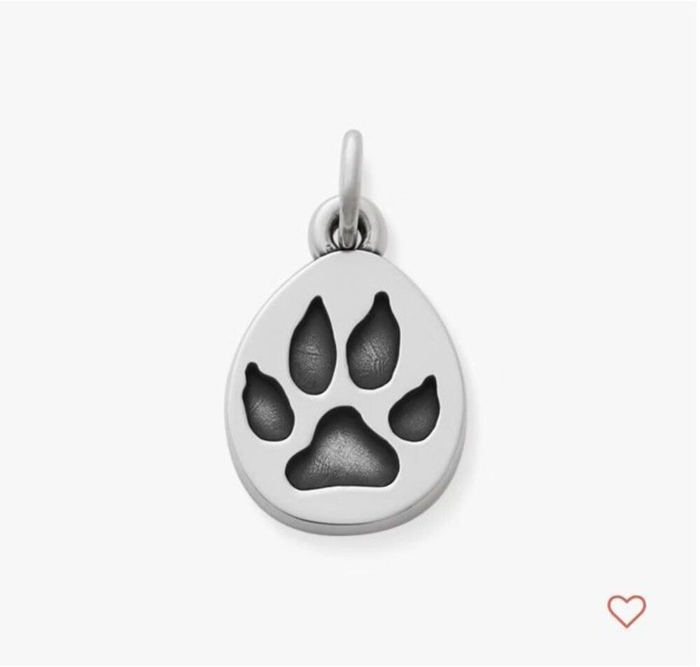 NWT James Avery Sterling Silver Paw Print Charm